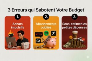 3 erreurs courantes